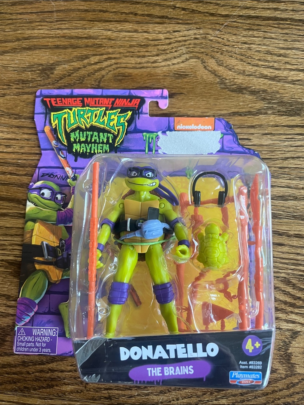 Nickelodeon Donatello Action Figure - Purple & Green